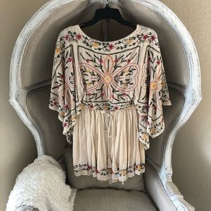 Free People embroidered dress